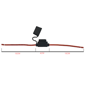 30amp Blade Fuse Holder Orange (IFH.7C-1)